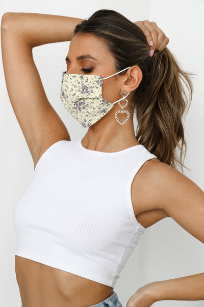 Stay Safe Face Mask Yellow
