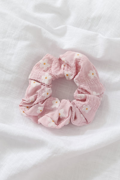 History Of The Daisy Scrunchie Pink