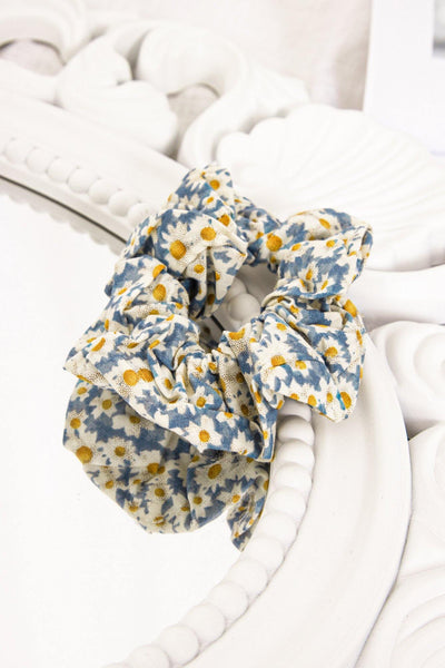 Breaking The Fall Scrunchie Blue | Hello Molly