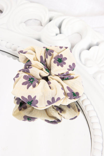 Symbol Of Harvest Time Scrunchie Ivory | Hello Molly