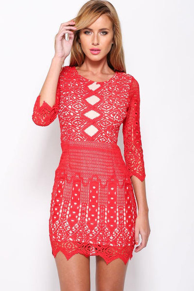 All Of The Possibilities Dress Red | Hello Molly